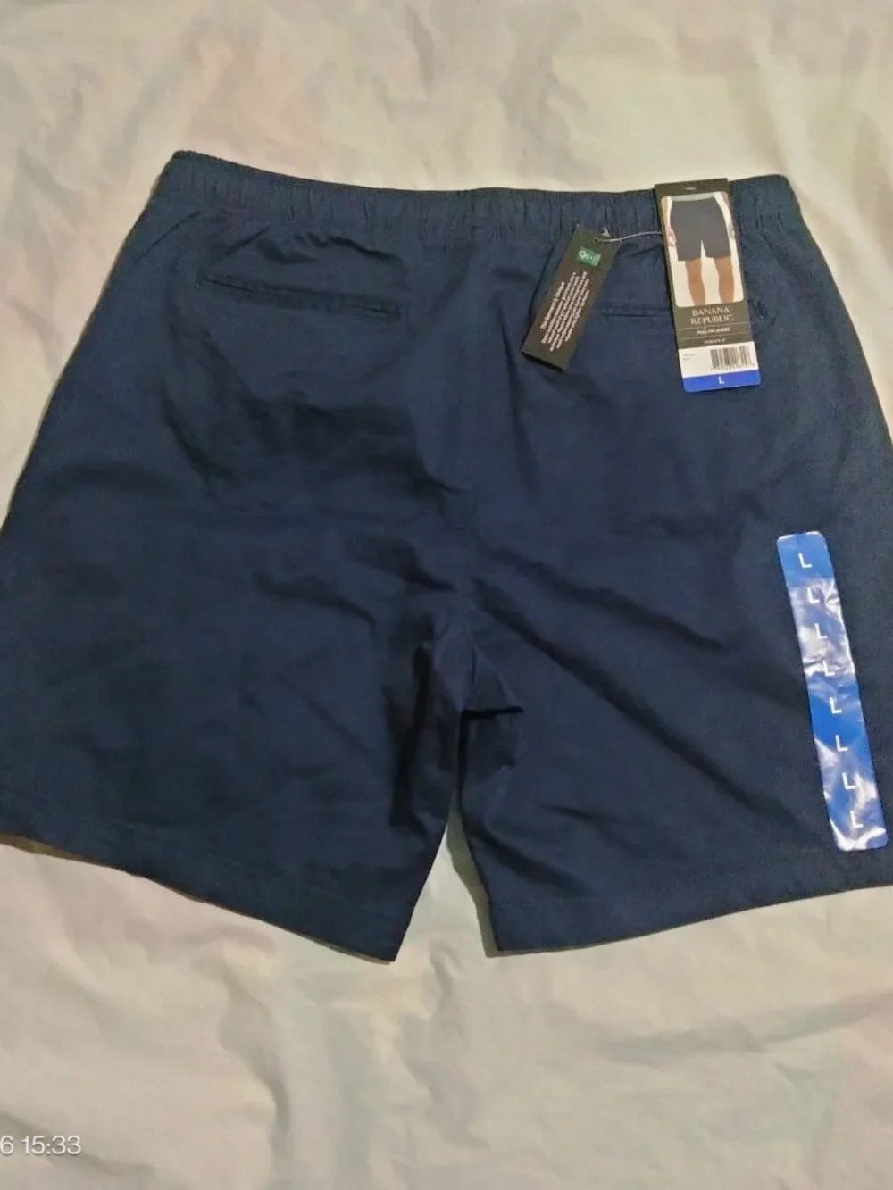 Banana Republic Pull On Short Men Large Blue 8